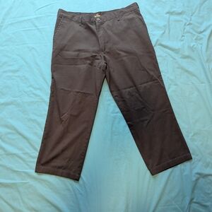 Lee Men's Dark Grey Khakis